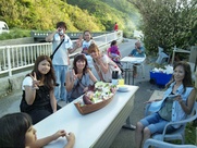 夕ご飯は新都心店の店長さんの弟さんがやっている
居酒屋でＢＢＱ＆お刺身＆お酒！
（新都心の店長は渡嘉敷出身なんです）

朝から夜まで楽しかったです！

次はドコにしましょうかね（＾皿＾）